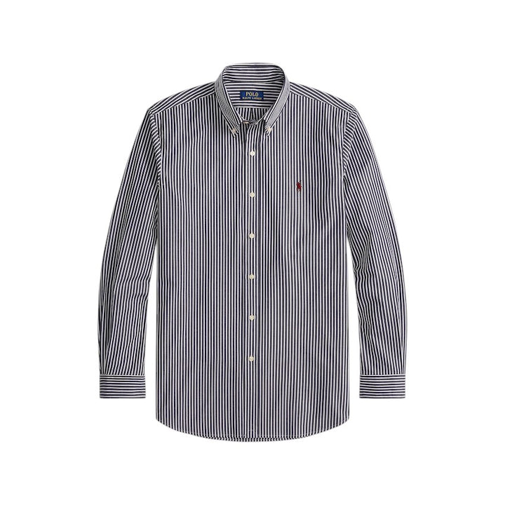 Polo Ralph Lauren Men hemd lange mouwen heren donker blauw custom fit 710929346022