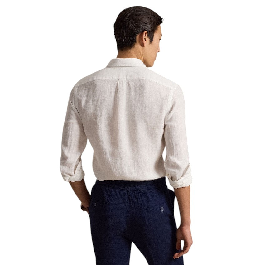 Polo Ralph Lauren Men hemd lange mouwen heren wit slim fit 710968915505