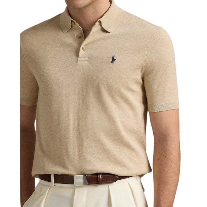 Polo Ralph Lauren Men polo shirt korte mouwen heren zand 710950158006.