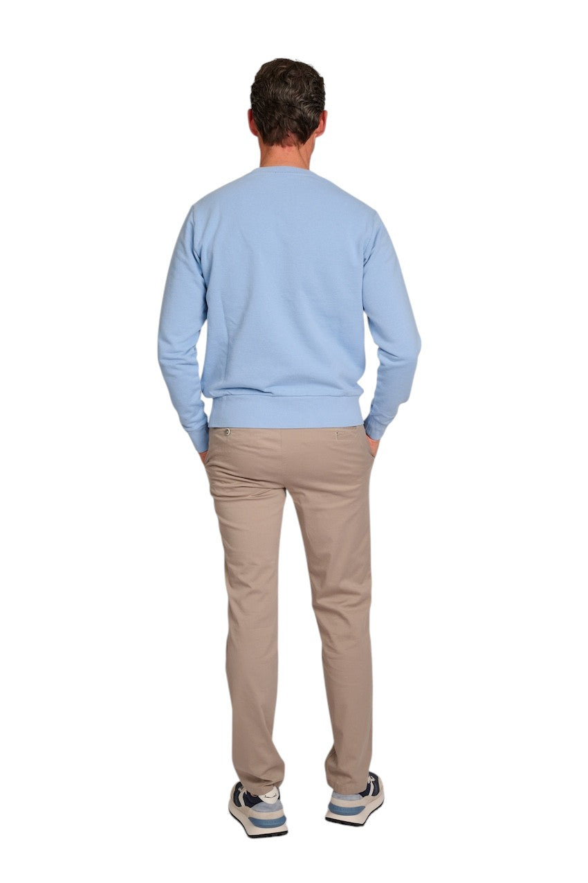 Polo Ralph Lauren Men sweater heren licht blauw custom fit