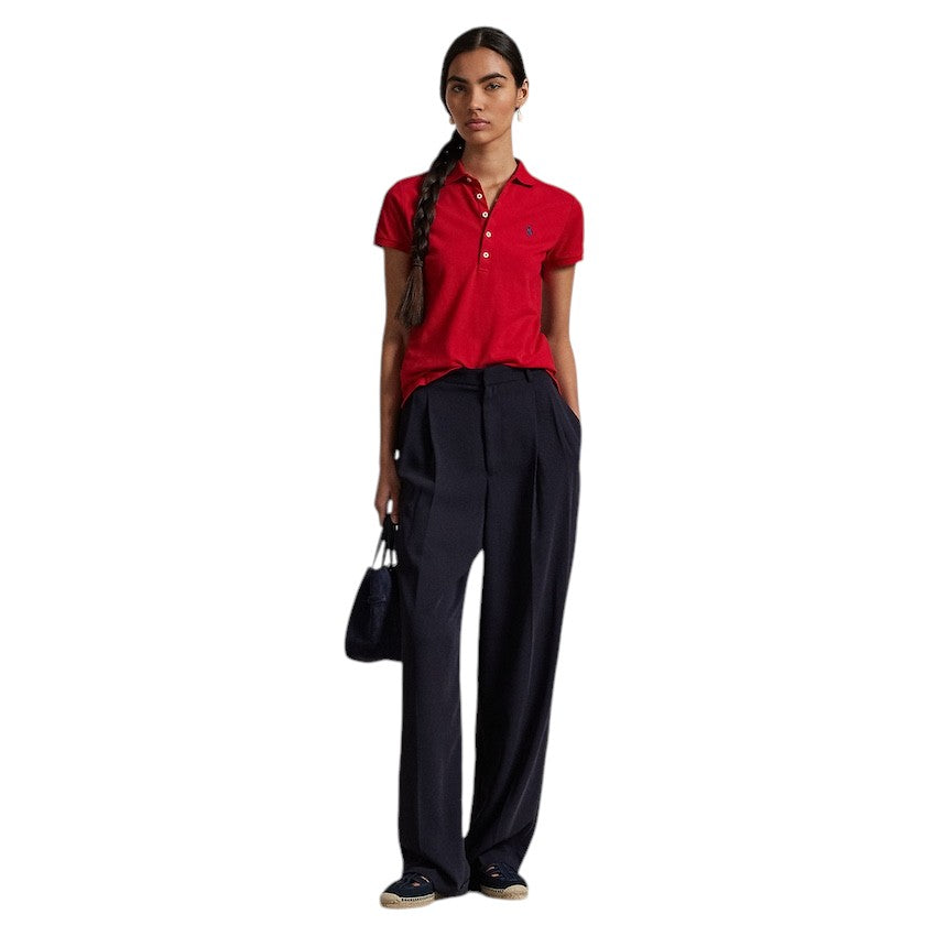 Polo Ralph Lauren Women polo shirt dames rood Slim 211870245004