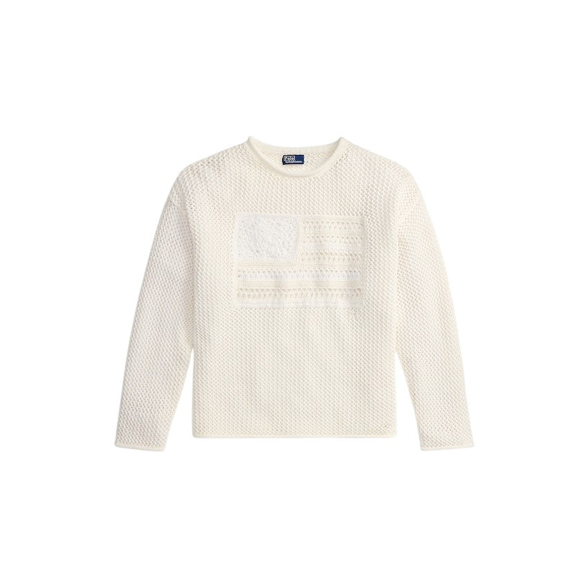 Polo Ralph Lauren Women pull trui ronde hals dames wit 211A12726001