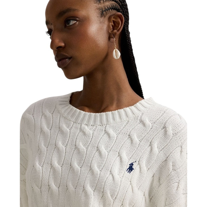 Polo Ralph Lauren Women pull trui ronde hals dames wit 211A96245003
