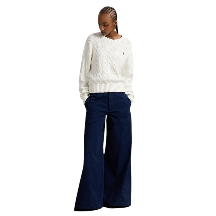 Polo Ralph Lauren Women pull trui ronde hals dames wit 211A96245003