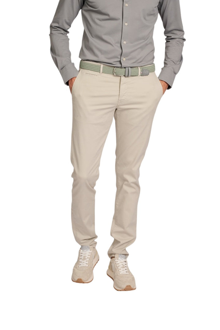 Atelier Noterman pantaloni sportivi da uomo leggeri beige