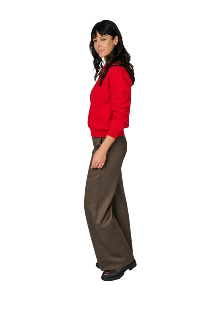 Riani broek dames bruin 393190-8190 641