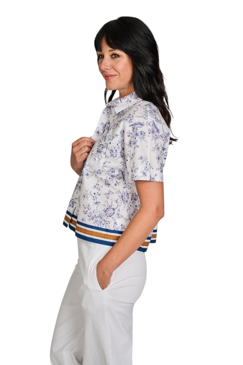 Robert Friedman blouse dames wit M453WILMAL 01