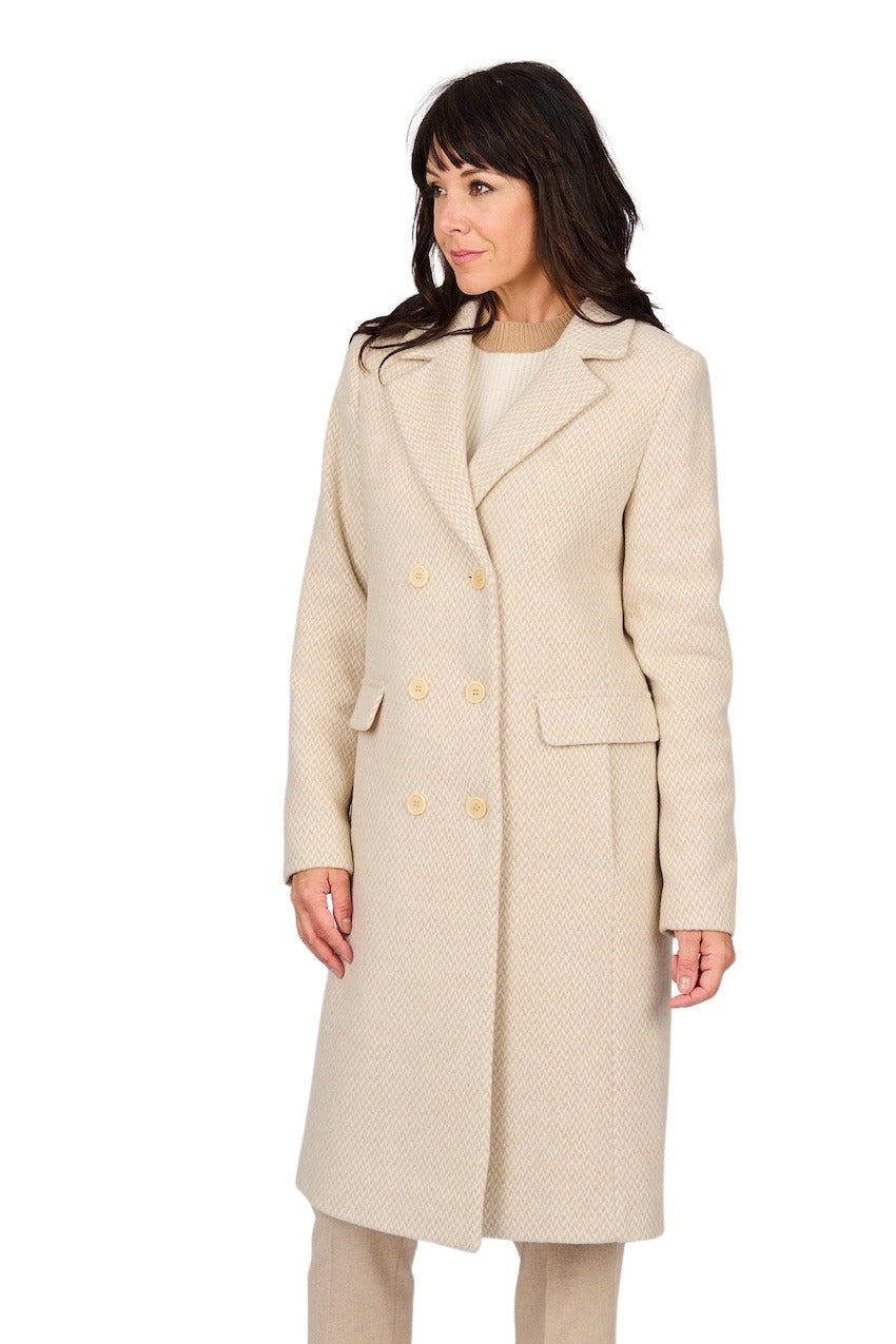 Scapa Flow mantel jas dames licht beige