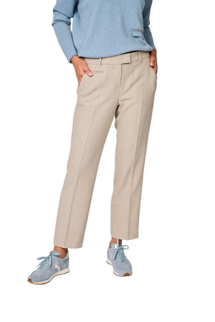 Seductive Women's Pants taupe colour Mary