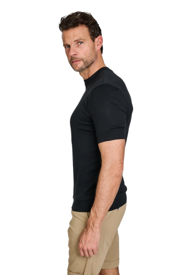 Stefan Brandt t-shirt korte mouwen heren marine Eli B ELI B 07.950 FR30