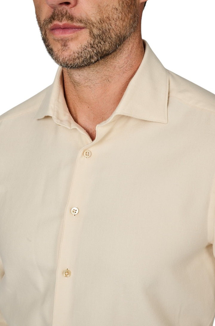 Stenstroms Men hemd lange mouwen heren ecru SLIMLINE 7127119035 050