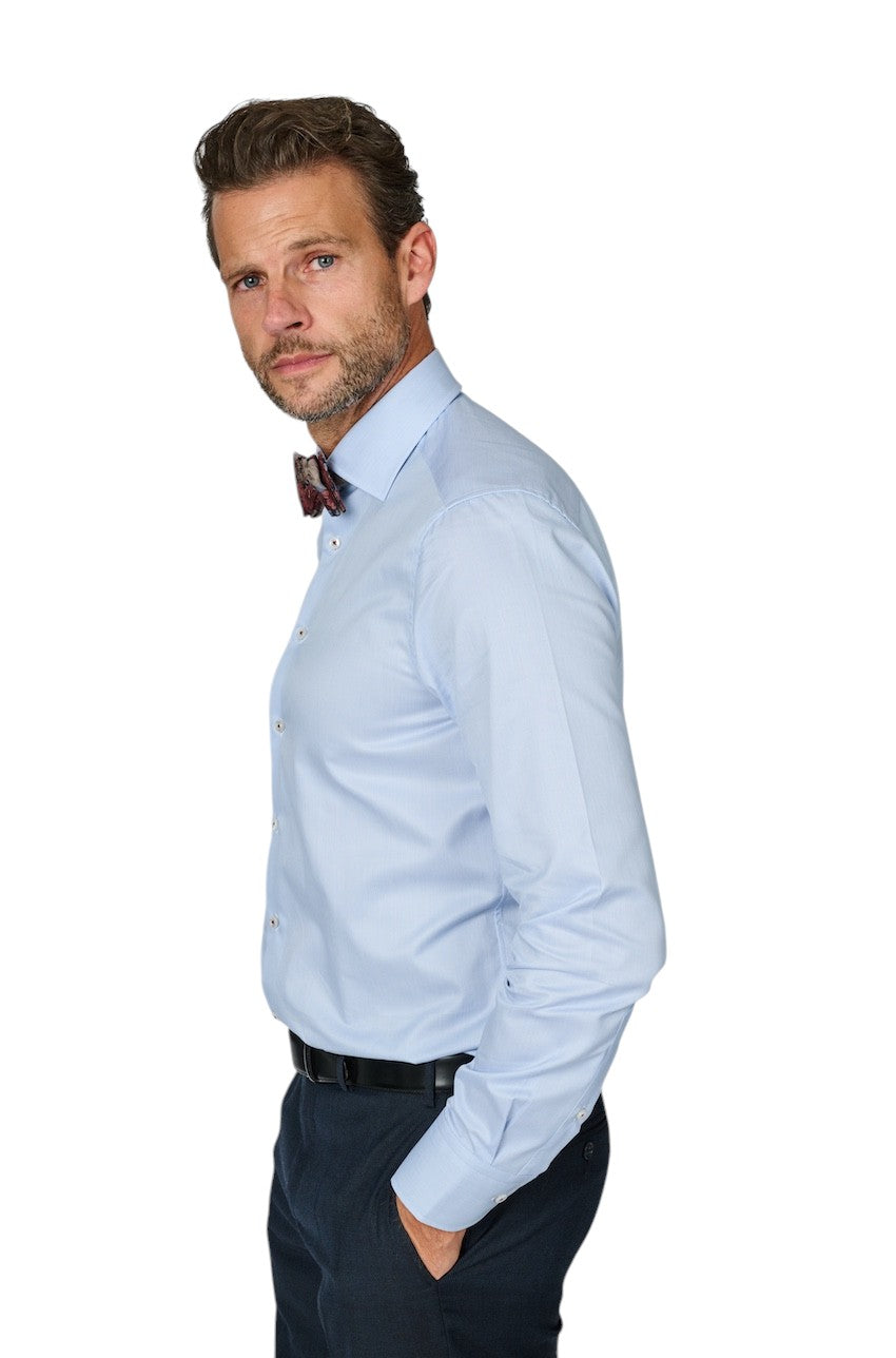 Stenstroms Men hemd lange mouwen heren licht blauw SLIMLINE 7847510649 102