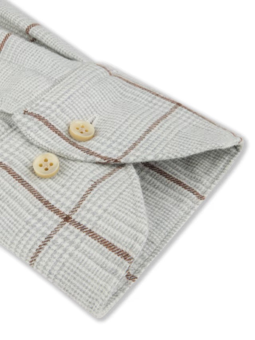 Stenstroms Men hemd lange mouwen heren licht grijs SLIMLINE 7127119043 313