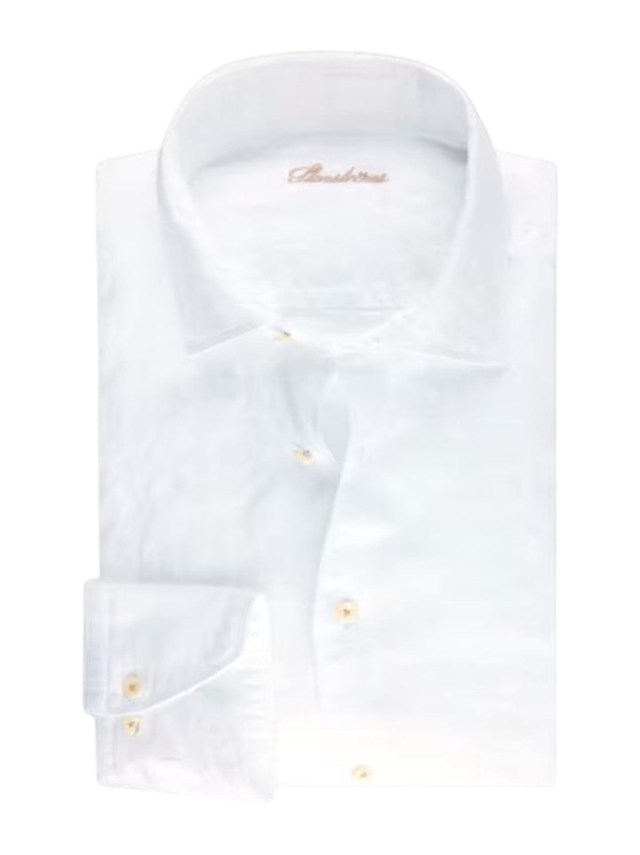 Stenstroms Men hemd lange mouwen heren wit linnen regular 6747219170 000
