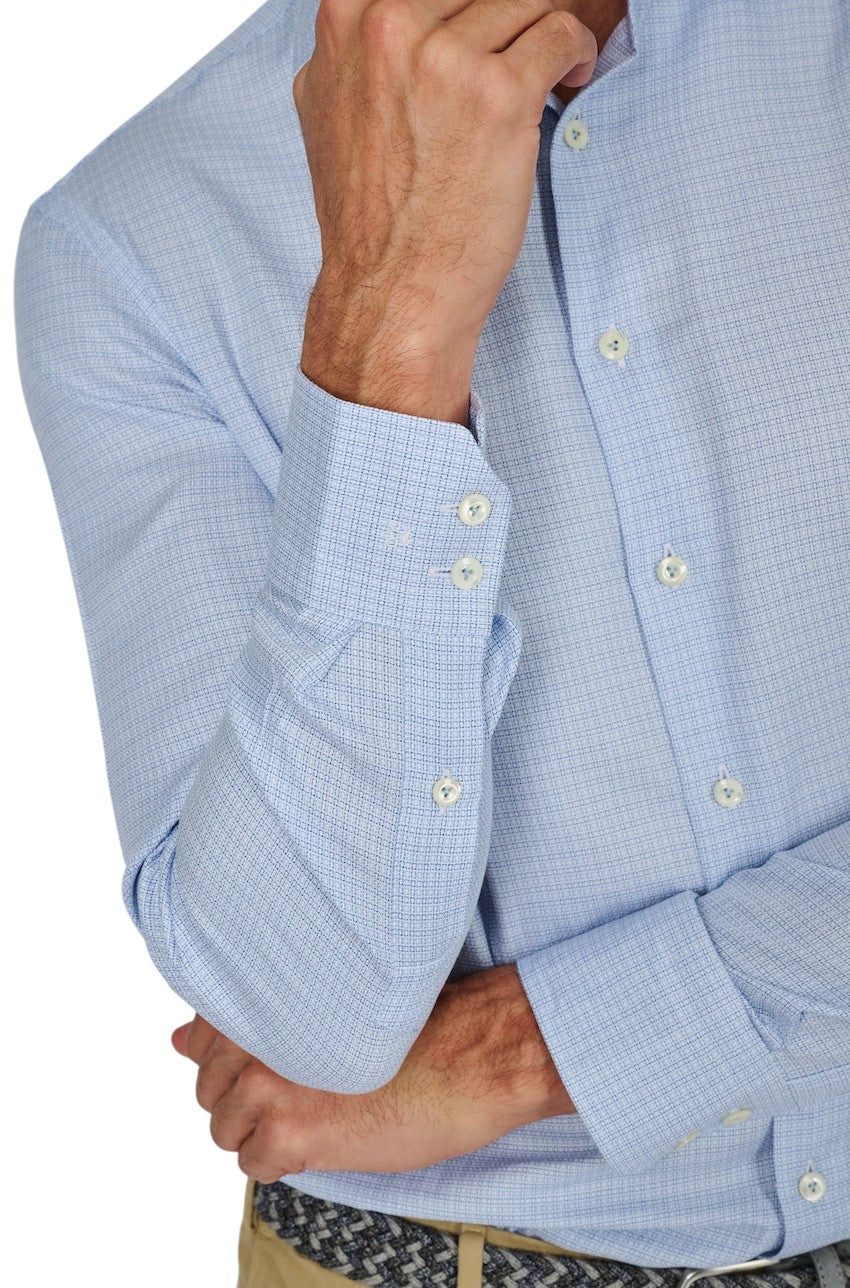 Van Laack Men hemd lange mouwen heren blauw  RIVARA-LTF 151957 007