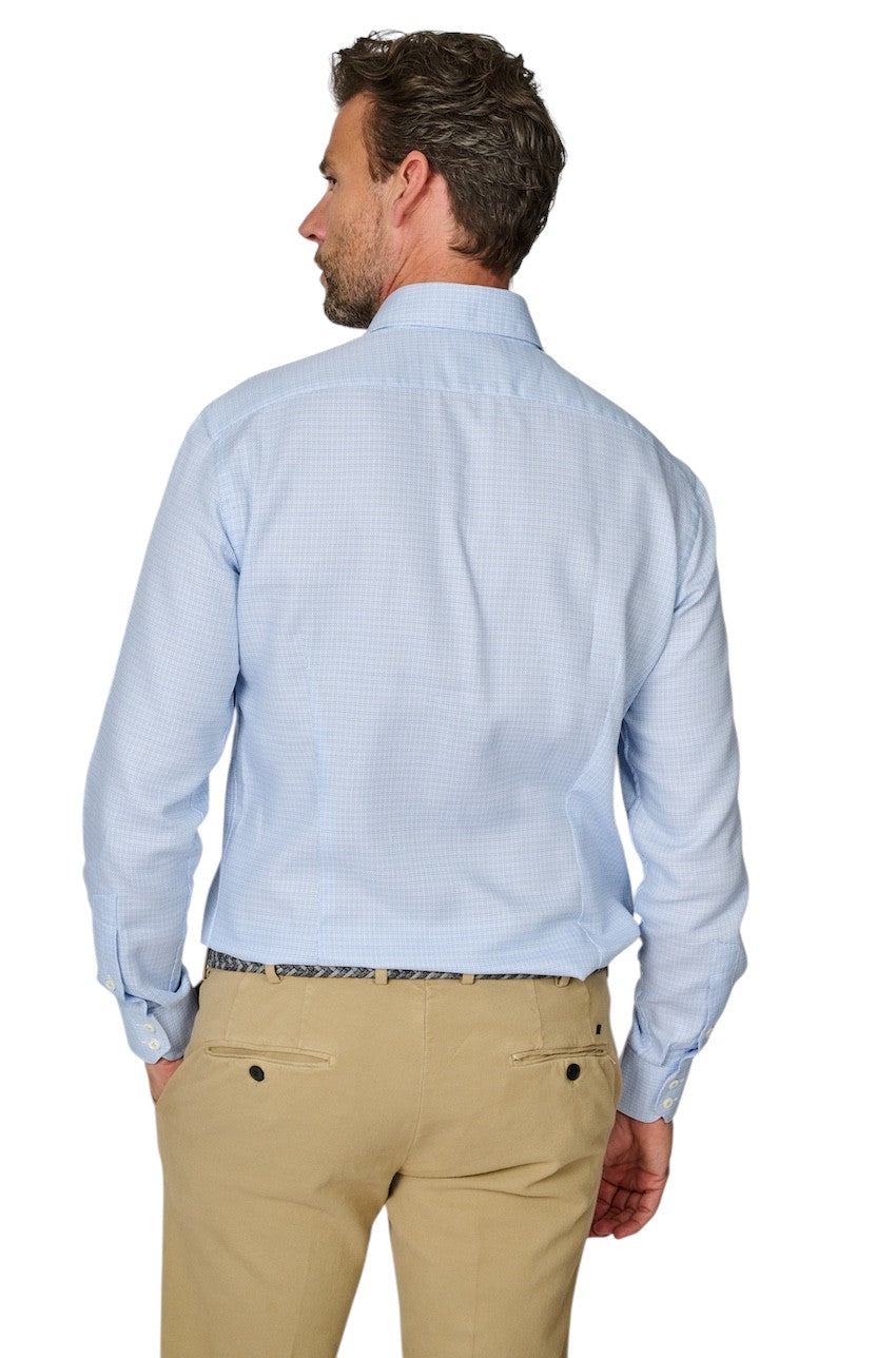 Van Laack Men hemd lange mouwen heren blauw  RIVARA-LTF 151957 007
