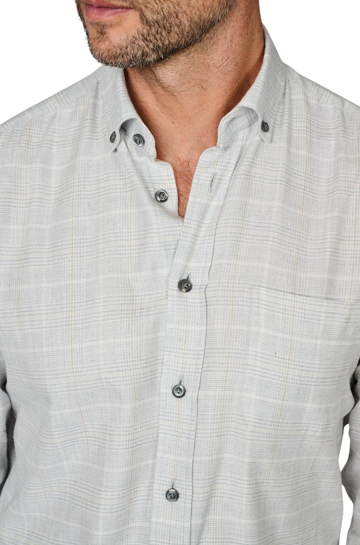 Van Laack Men hemd lange mouwen heren grijs 156633 030 ROY-PTFK