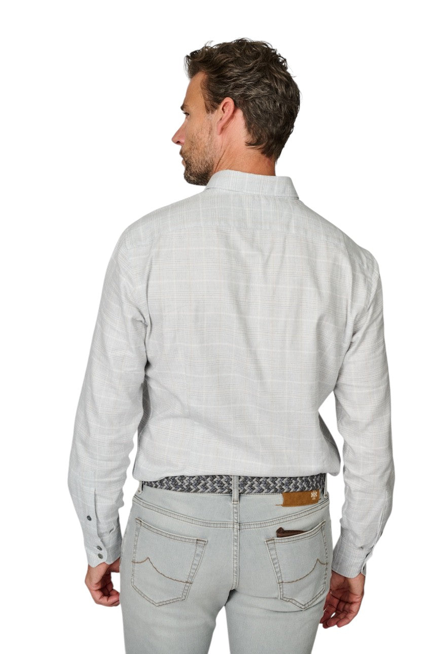 Van Laack Men hemd lange mouwen heren grijs 156633 030 ROY-PTFK
