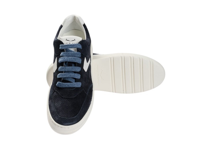 Voile Blanche Uomini scarpe sportive uomo blu scuro Layton 050