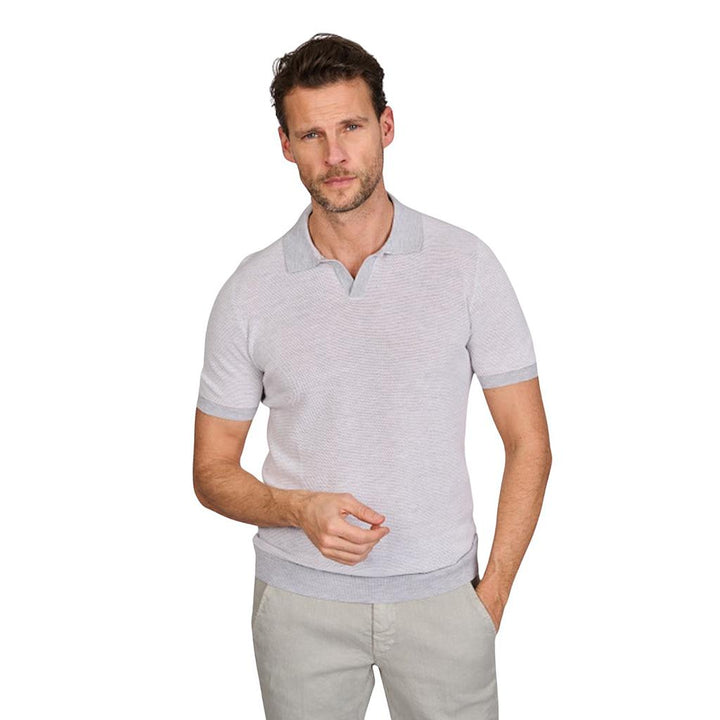 gran-sasso-men-polo-shirt-korte-mouwen-heren-grijs-2