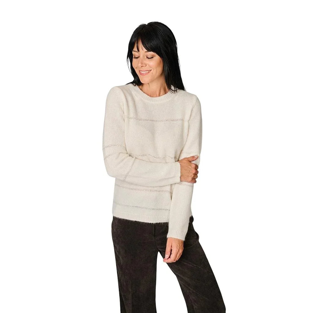 Fabiana-Filippi-Pullover-Rundhalsausschnitt-Damen-ecru-mad226f438-m477-25