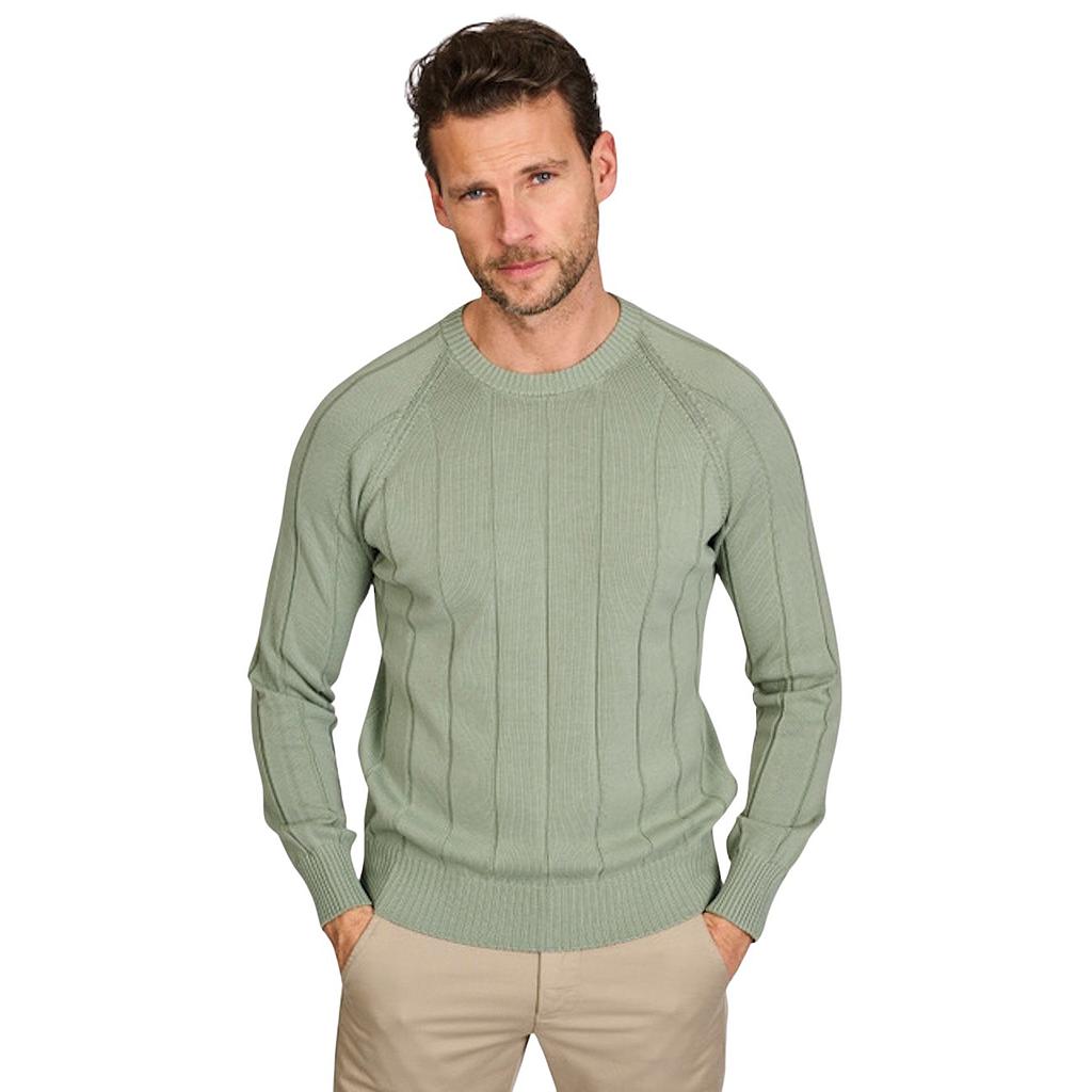 gran-sasso-men-pull-trui-ronde-hals-heren-groen-4