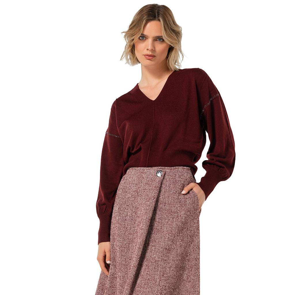 caroline-biss-pull-femmes-framboise-4285-52
