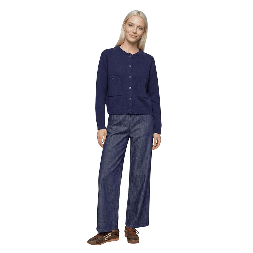 jeff-Weste-Damen-Marineblau-Lea