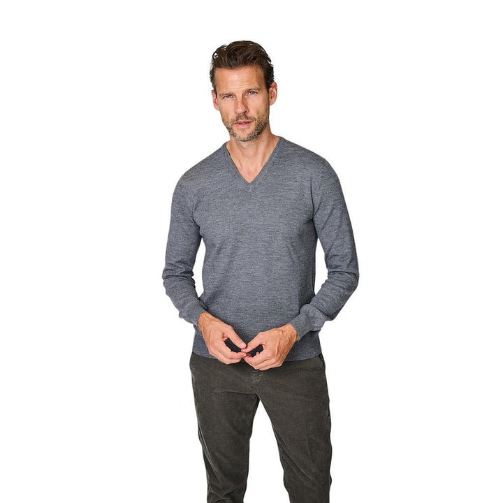 gran-sasso-men-pull-pull-col en v-homme-gris-3